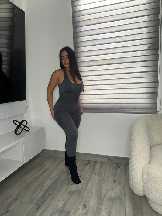 Grey Jumpsuit